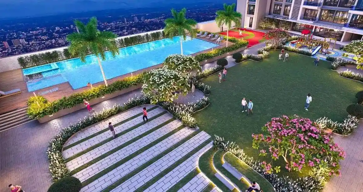Pool Beside the Garden